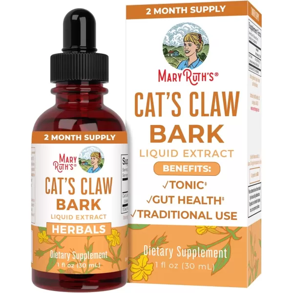 imageMaryRuth Organics Cats Claw Drops  Digestive Health  Immune Support  Joint Health  Vegetable Glycerin  Vegan  NonGMO  Gluten Free  1 Fl Oz