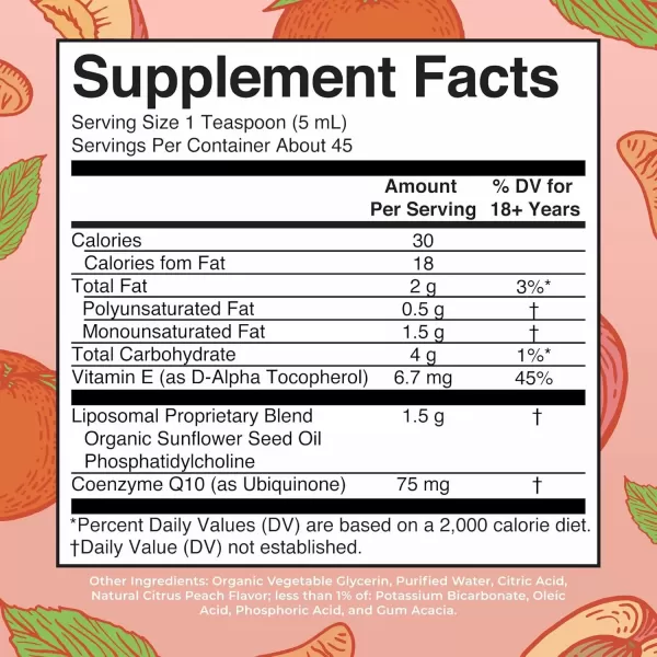 imageMaryRuth Organics Liquid Vitamin  Coenzyme Q10 Heart Health for Mitochondrial Support and Immune System  Vegan NonGMO  76 Fl Oz  45 Servings