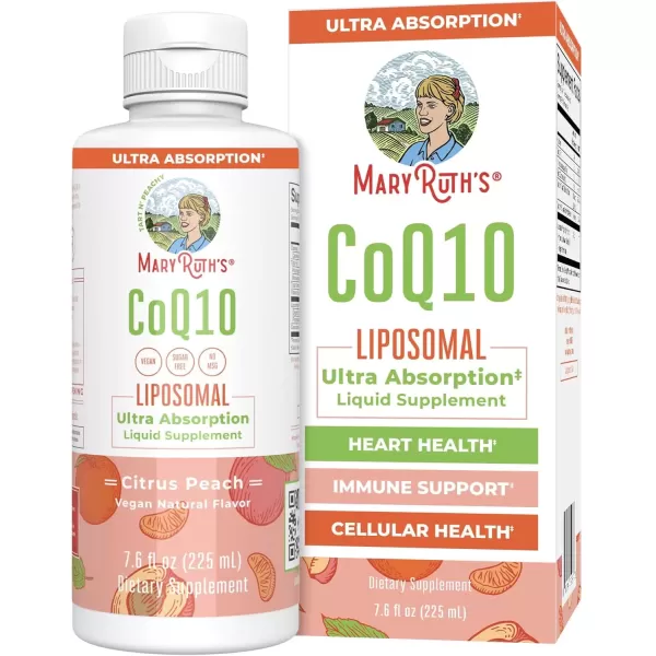 imageMaryRuth Organics Liquid Vitamin  Coenzyme Q10 Heart Health for Mitochondrial Support and Immune System  Vegan NonGMO  76 Fl Oz  45 Servings