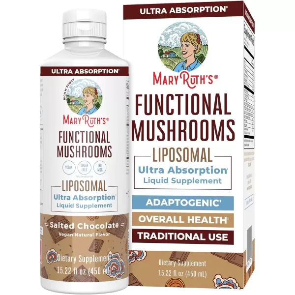 imageMaryRuth Organics Mushroom Mushroom Supplement Mushroom Liquid Vitamin Reishi Mushroom Supplement for Immune Support Turkey Tail Vitamin for Stress Relief Vegan NonGMO Gluten Free 1522 Fl Oz