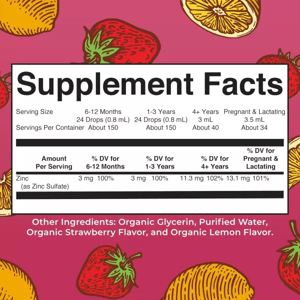 imageMaryRuth Organics Strawberry Lemon Ionic Zinc 4 FZ