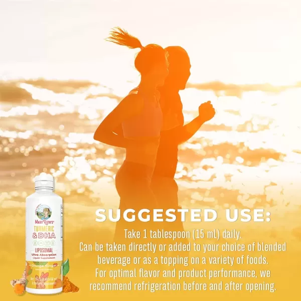 imageMaryRuths  Liposomal Turmeric ampamp DHA  Curcumin  Ginger Root Oil  Algal DHA ampamp Vitamin E  Cognitive Function  Mood Support  Joint Health  Liquid Supplement  1522 ozOrange Ginger