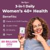imageMaryRuth Organics 3in1 Daily Health 40 Probiotics for Women  Clinically Tested  Estrogen Supplement for Women  50 Billion CFU  Allergen Free  30 ct