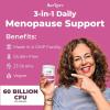 imageMaryRuth Organics 3in1 Menopause Probiotics for Women  Clinically Tested  Menopause Supplement for Women  Hormonal Support ampamp Estrogen Supplement for Women 60 Billion CFU  Allergen Free  05 oz