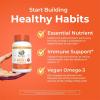 imageMaryRuth Organics Vegan Omega 3 Gummies for Adults  2 Month Supply  Sugar Free Supplement with Vitamin C  Flaxseed Oil Immune Support  Overall Wellness  No Fish Taste  60 Count