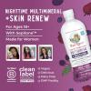 imageMaryRuths Liquid Nighttime Liquid Multimineral  Skin Renew  Clinically Shown in Women to Reduce Fine Wrinkle ampamp Improve Skin Firmness  Sepitone  NO Melatonin  Magnesium  Vegan  30 ServingsBerry