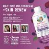imageMaryRuths Liquid Nighttime Liquid Multimineral  Skin Renew  Clinically Shown in Women to Reduce Fine Wrinkle ampamp Improve Skin Firmness  Sepitone  NO Melatonin  Magnesium  Vegan  30 ServingsBerry