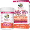 imageMaryRuth Organics 3in1 Daily Health Probiotics for Women  Clinically Tested  Hormone Support ampamp Gut Health Supplement  50 Billion CFU  Allergen Free  30 ct