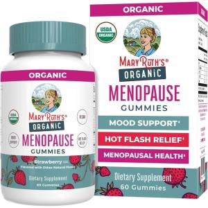 imageOrganic Menopause Gummies by MaryRuths  Menopause Supplements for Women  Mood Support  Hot Flash Relief  Maca Root  Black Cohosh  USDA Organic  NonGMO  Vegan  30 Servings