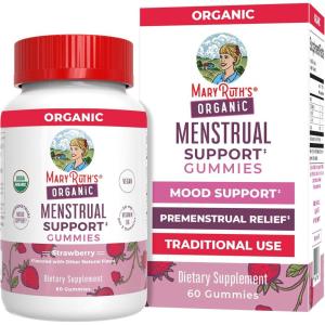 imageOrganic Menstrual Support Gummies by MaryRuths  for The Relief of Common Symptoms of Premenstrual Syndrome  PMS Support  Premenstrual Mood Support  USDA Organic  NonGMO  Vegan  30 Servings