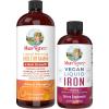 imageMaryRuths MaryRuths Liquid Morning Multivitamin Hair Growth Peach Mango 30oz ampamp Iron Liquid Berry  Clean Label Project Verified  Beauty Immunity ampamp Overall Health  Vegan NonGMO