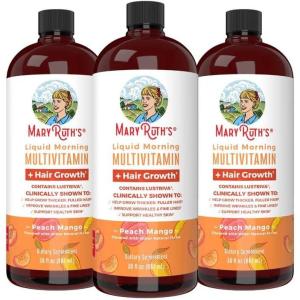 imageMaryRuths Multivitamin Multimineral Supplement for Women  Hair Growth Vitamins  Lustriva ampamp Chromium Picolinate 1000mcg  Thicker Hair Fine Lines Skin Care  Ages 18  30 Fl Oz 3 Pack