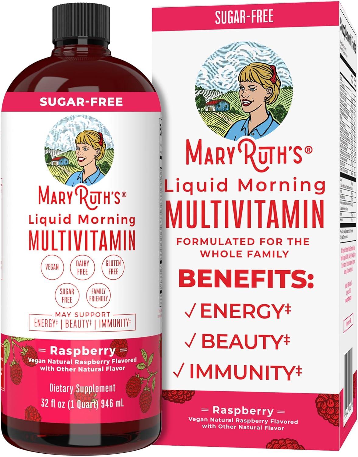 imageMaryRuth Organics Daily Liquid Multivitamin for Women Men ampamp Kids and Gray Guard Liposomal 2Pack Bundle for Immune Support Metabolism Skin Health Natural Hair Color Overall Health Vegan