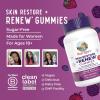imageMaryRuths Skin Restore  Renew Gummies  Clinically Shown in Women to Reduce Fine Wrinkles ampamp Improve Skin Firmness  with Hyaluronic Acid ampamp Vitamin C  Vegan Collagen Production  60 Gummies