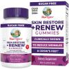 imageMaryRuths Skin Restore  Renew Gummies  Clinically Shown in Women to Reduce Fine Wrinkles ampamp Improve Skin Firmness  with Hyaluronic Acid ampamp Vitamin C  Vegan Collagen Production  60 Gummies