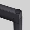 image:imageAllewie 45 Black Computer Desk Modern Writing Gaming Desk for Home Office Small Wood Table Top Workstation Sturdy Metal Frame Rustic Simple Industrial Design Easy Assembly
