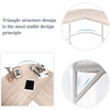 image:imageAllewie L Shaped Desk 585 Modern Computer Gaming Desk Home Office Corner Desk with Large Workstation Storage Shelves and CPU Stand Oak