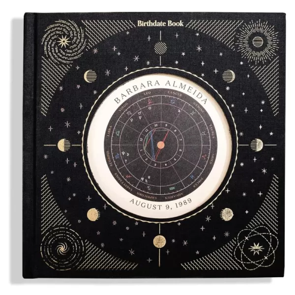 The Birthdate Book A Fully Personalized Beautiful and Unique Reading of your Astrological Birth Chart  Fabricbound Hardcover ampamp 70 Pages of Personal Horoscope Readings ampamp Interpretation