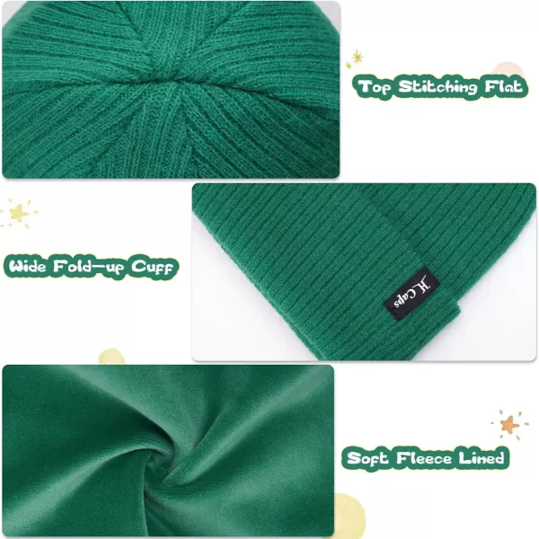 imageToddler Baby Kids Winter Hats Mittens Scarfs for 612 Months Beanie Gloves Neck Warmer Gifts for 2 3 48 Year Old Girls BoysB Green