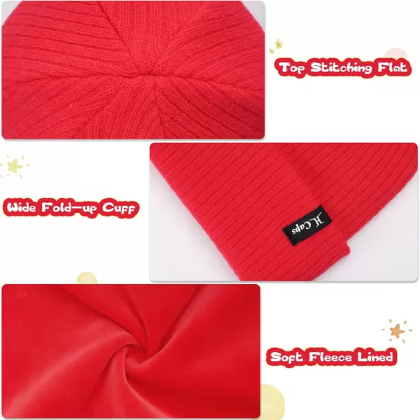 imageToddler Baby Kids Winter Hats Mittens Scarfs for 612 Months Beanie Gloves Neck Warmer Gifts for 2 3 48 Year Old Girls BoysB Red