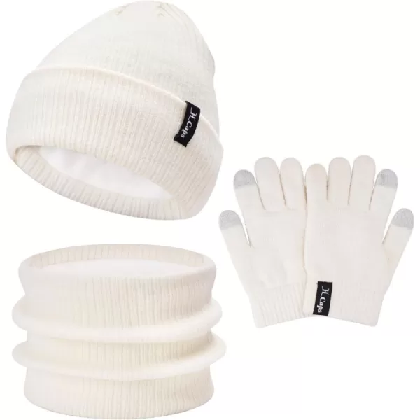 imageToddler Baby Kids Winter Hats Mittens Scarfs for 612 Months Beanie Gloves Neck Warmer Gifts for 2 3 48 Year Old Girls BoysB Beige