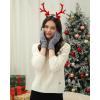 imageFZ FANTASTIC ZONE Womens Winter Warm Touch Screen Gloves Elastic Cuff Thermal Knit Gloves for Women Cold Weather GiftsGrey