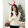 imageFZ FANTASTIC ZONE Womens Winter Warm Touch Screen Gloves Elastic Cuff Thermal Knit Gloves for Women Cold Weather GiftsWhite