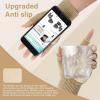 imageFZ FANTASTIC ZONE Winter Fingerless Gloves for Women Men Chenille Warm Knit Working Texting Half Finger Gloves GiftsKhaki