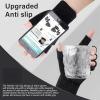 imageFZ FANTASTIC ZONE Winter Fingerless Gloves for Women Men Chenille Warm Knit Work AntiSlip Leather Half Finger Gloves GiftsBlack