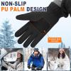 imageFZ FANTASTIC ZONE Winter Waterproof Ski Snow Gloves for Men Women Warm Touchscreen Gloves Windproof Cuff Cycling Driving Running Hiking GiftsBlack
