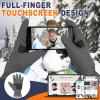 imageFZ FANTASTIC ZONE Winter Waterproof Ski Snow Gloves for Men Women Warm Touchscreen Gloves Windproof Cuff Cycling Driving Running Hiking GiftsDark Grey