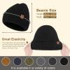 imageFZ FANTASTIC ZONE Winter Beanie Hats for Men Warm Knit Snow Ski Hat Skull Cap with Thick Fleece Lined Mens GiftsBlack