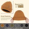 imageFZ FANTASTIC ZONE Winter Beanie Hats for Men Warm Knit Snow Ski Hat Skull Cap with Thick Fleece Lined Mens GiftsBrown