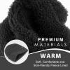 imageFZ FANTASTIC ZONE Winter Beanie Hats for Men Warm Knit Snow Ski Hat Skull Cap with Thick Fleece Lined Mens GiftsDark Grey