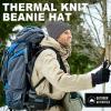 imageFZ FANTASTIC ZONE Winter Beanie Hats for Men Warm Knit Snow Ski Hat Skull Cap with Thick Fleece Lined Mens GiftsGrey