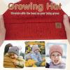 imageFZ FANTASTIC ZONE Toddler Kids Winter Hat Beanie Pompom Warm Fleece Baby Hats 06 12 Months 1 2 3 4 Year Old Girls Boys GiftsRed