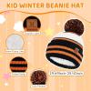 imageFZ FANTASTIC ZONE Kids Toddler Winter Hat Beanie with Warm Fleece Ski Baby Hats for 27 Years Skull Cap Baby Boys Girls GiftsBlack