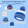 imageFZ FANTASTIC ZONE Kids Toddler Winter Hat Beanie with Warm Fleece Ski Baby Hats for 27 Years Skull Cap Baby Boys Girls GiftsBlue