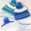 imageFZ FANTASTIC ZONE Kids Toddler Winter Hat Beanie with Warm Fleece Ski Baby Hats for 27 Years Skull Cap Baby Boys Girls GiftsBlue