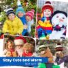imageFZ FANTASTIC ZONE Kids Toddler Winter Hat Beanie with Warm Fleece Ski Baby Hats for 27 Years Skull Cap Baby Boys Girls GiftsBlue