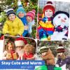 imageFZ FANTASTIC ZONE Kids Toddler Winter Hat Beanie with Warm Fleece Ski Baby Hats for 27 Years Skull Cap Baby Boys Girls GiftsNavy Blue