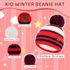 imageFZ FANTASTIC ZONE Kids Toddler Winter Hat Beanie with Warm Fleece Ski Baby Hats for 27 Years Skull Cap Baby Boys Girls GiftsRed