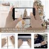 imageFZ FANTASTIC ZONE Winter Fingerless Gloves for Women Men Fleece Warm Knit Type Work Half Finger Gloves for Cold Weather GiftKhaki