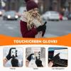 imageFZ FANTASTIC ZONE Womens Winter Gloves with Touch Screen Thermal Chenille Warm Lining Knit Gloves for Women Cold Weather GiftBlack