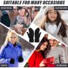 imageFZ FANTASTIC ZONE Winter Gloves for Women Chenille Warm Knit Work Touchscreen Womens Gloves for Cold Weather GiftsBlack