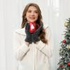 imageFZ FANTASTIC ZONE Winter Gloves for Women Chenille Warm Knit Work Touchscreen Womens Gloves for Cold Weather GiftsDark Gray