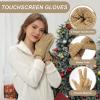 imageFZ FANTASTIC ZONE Winter Gloves for Women Chenille Warm Knit Work Touchscreen Womens Gloves for Cold Weather GiftsKhaki
