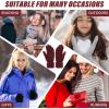 imageFZ FANTASTIC ZONE Winter Gloves for Women Chenille Warm Knit Work Touchscreen Womens Gloves for Cold Weather GiftsWine Red