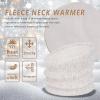 imageWomens Winter Hats and Gloves Scarf Sets Fleece Warm Knit Beanie Neck Warmer Skull Caps Touchscreen Gloves for Women GiftsWhite