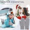 imageFZ FANTASTIC ZONE Winter Warm Mittens for Women Knitted Womens Gloves for Cold Weather with Thick Fleece Lined GiftsGrey